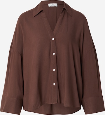 JDY Bluse 'JDYLAUREL' in Braun: Vorderseite