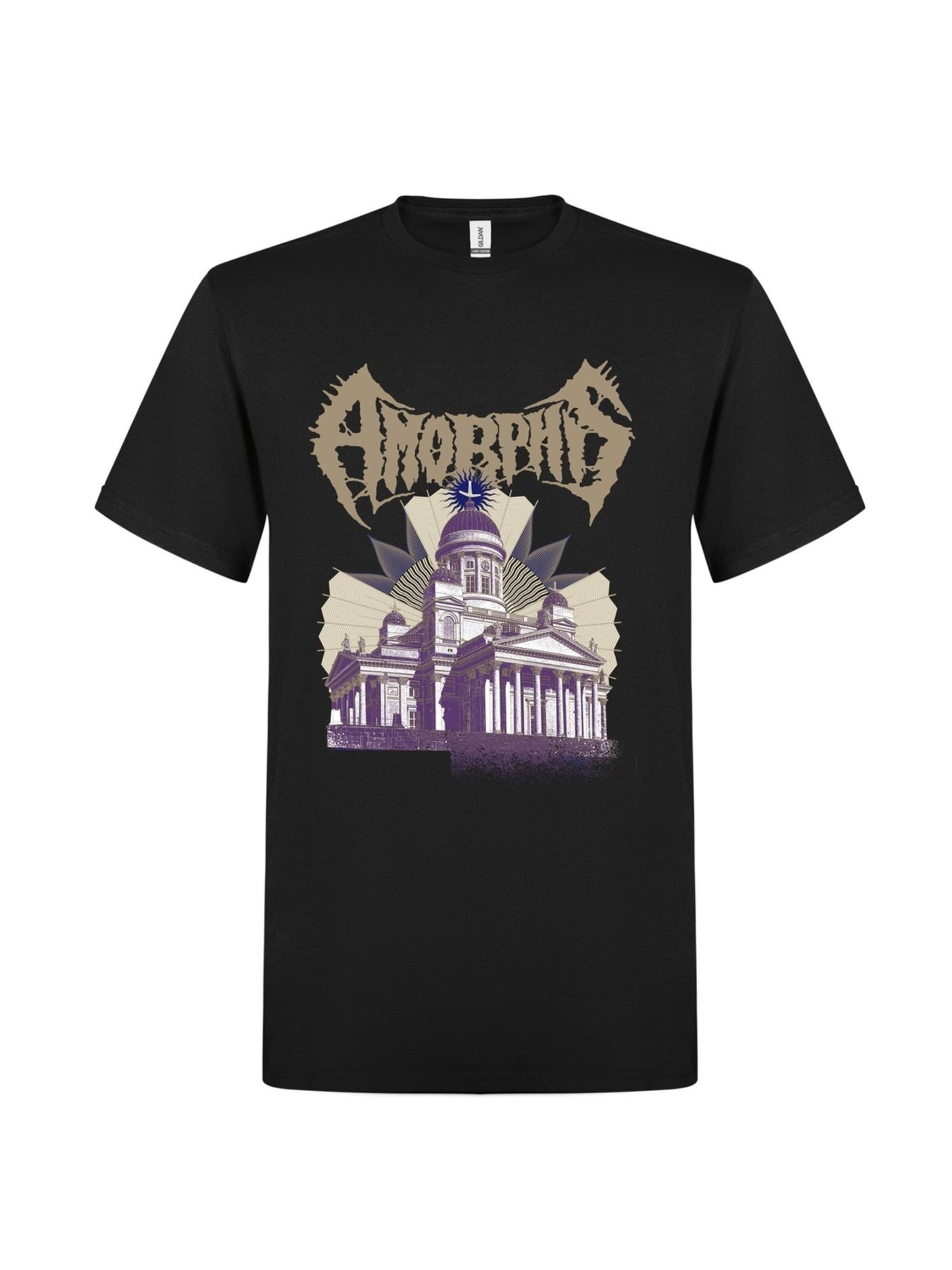 Amorphis Shirt 'Cathedral' in Black: front