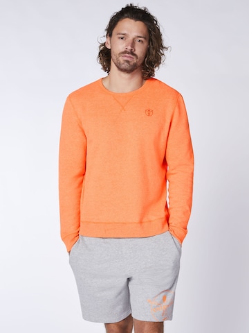 CHIEMSEE Regular Fit Sweatshirt in Orange: predná strana