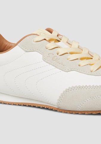 s.Oliver Platform trainers in White
