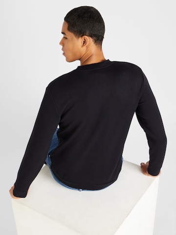 SELECTED HOMME Sweatshirt 'MANUEL' in Black