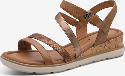 Tamaris Sandale in karamell / umbra, Produktansicht