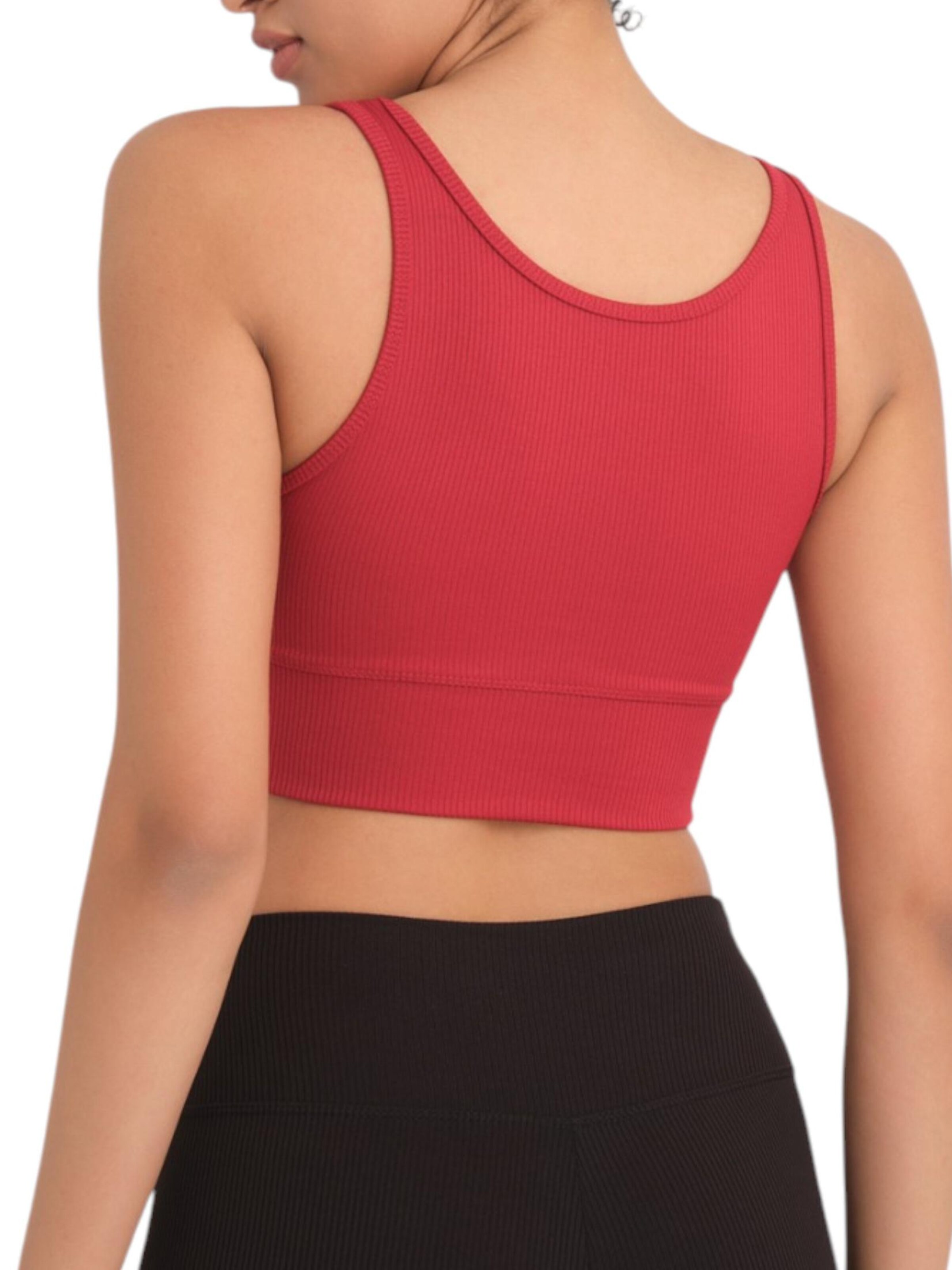 fashionshowcase Sportsoverdel 'FlexiFit' i rød