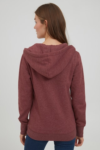 Oxmo Zip-Up Hoodie in Red