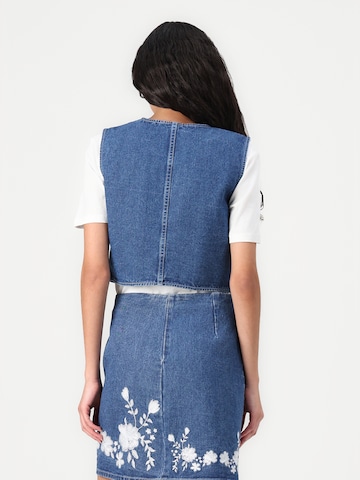 VILA Brezrokavnik 'VIWOODY' | modra barva