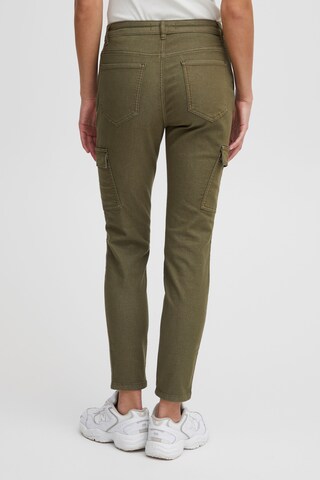 Skinny Pantalon cargo 'Rosita' PULZ Jeans en vert