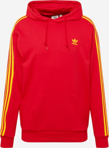 ADIDAS ORIGINALS Sweatshirt '3-Stripes' in Rood: voorkant