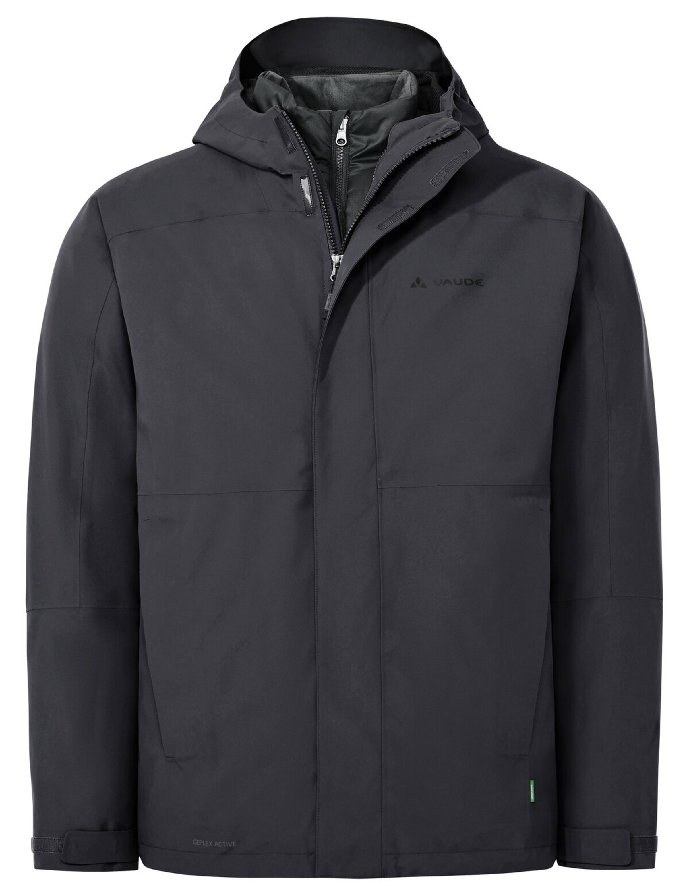 VAUDE Outdoorjas 'Neyland' in Zwart: voorkant