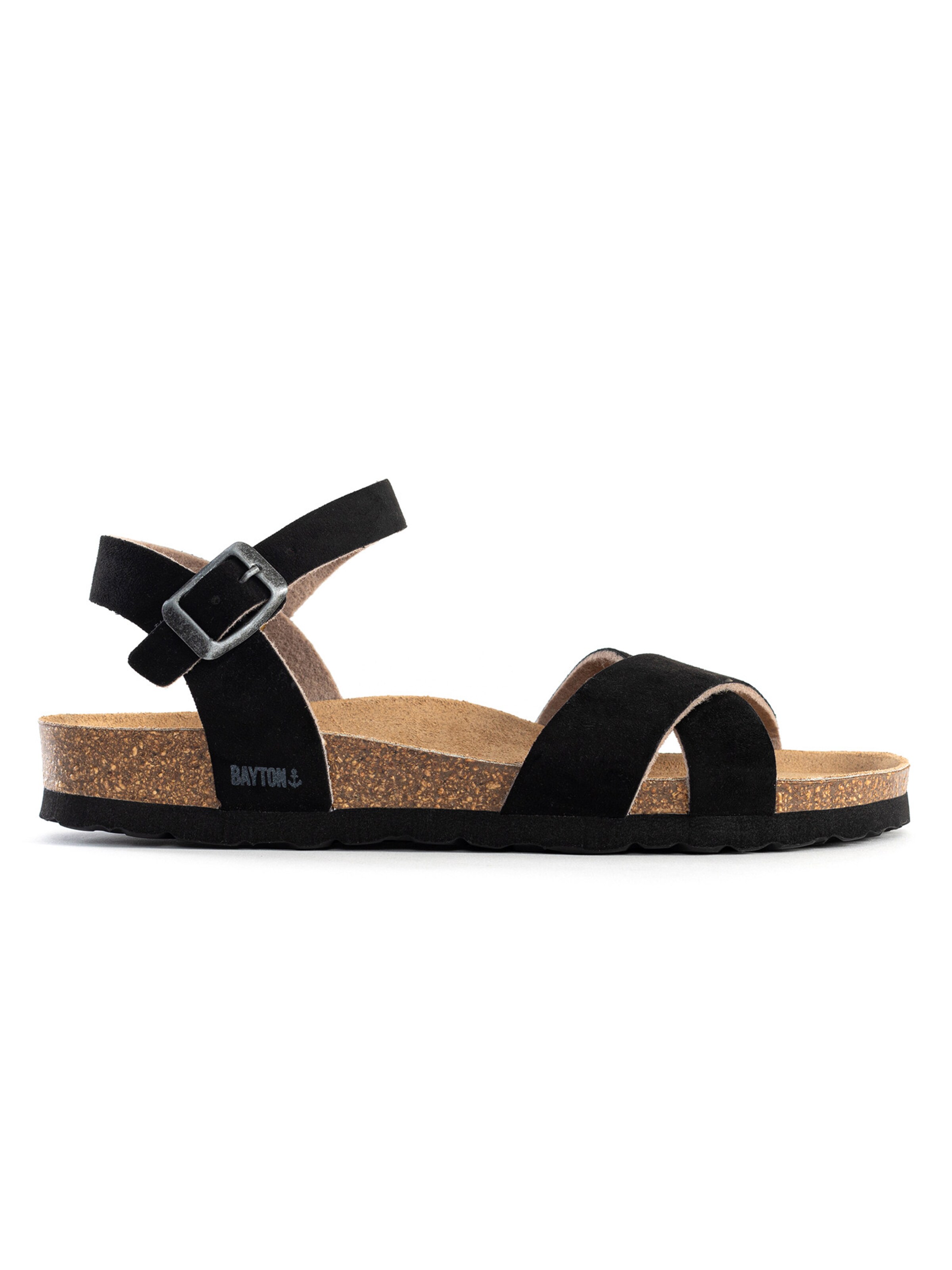 Sandales à lanières Bayton en noir