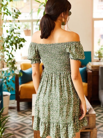 olalook Kjole i grøn