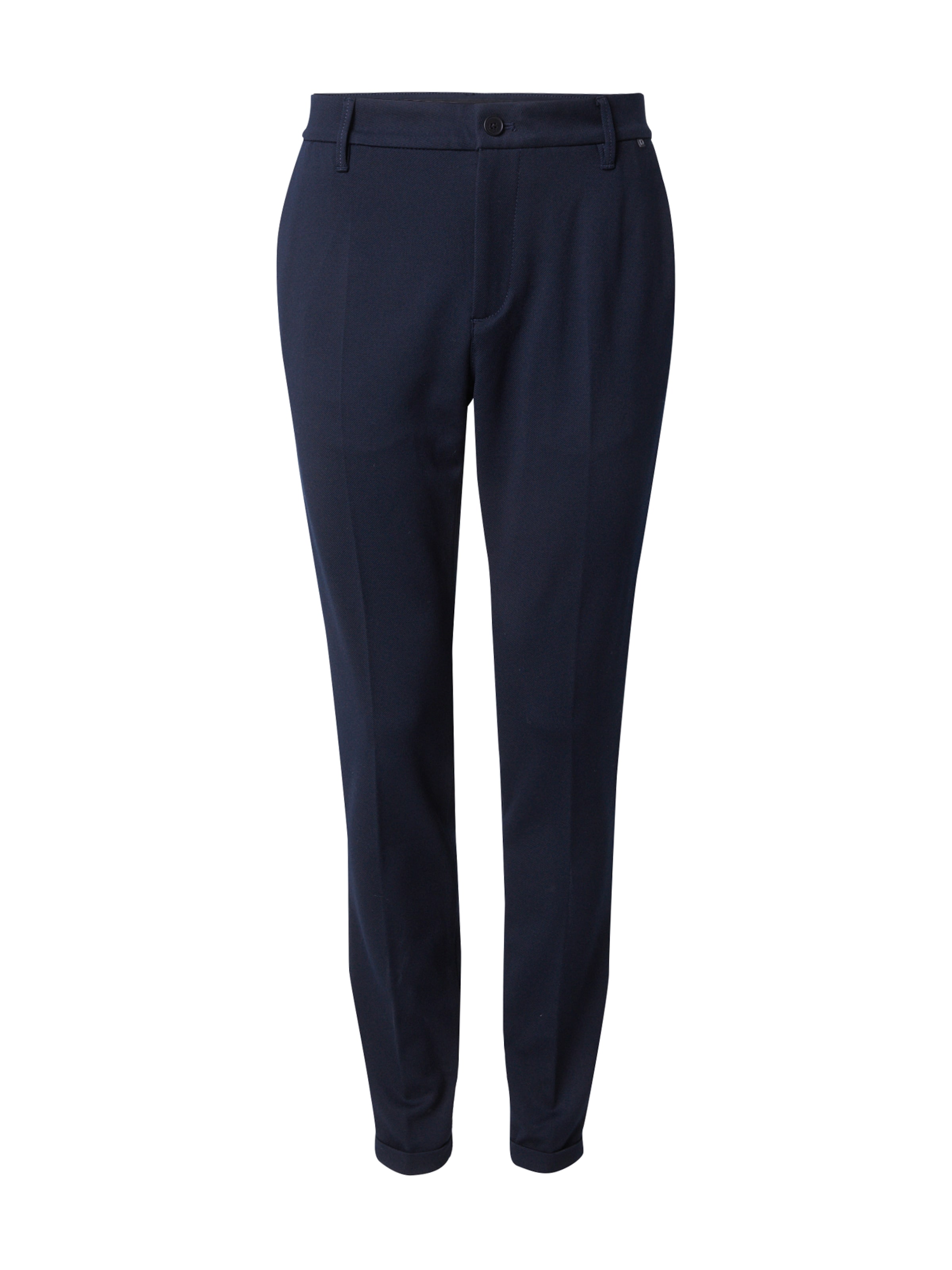 mėlyna TOM TAILOR DENIM Prigludęs „Chino“ stiliaus kelnės: priekis