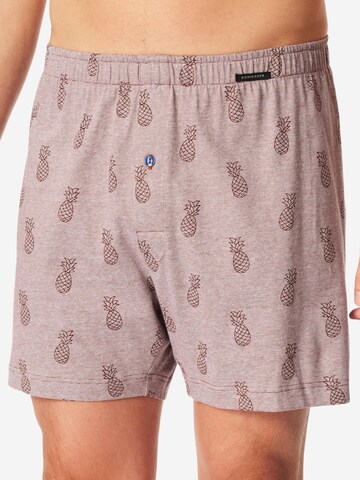 SCHIESSER Boxer shorts 'Singel-Jersey' in Red: front