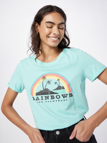 ONLY T-Shirt 'PAMELA' in Blau