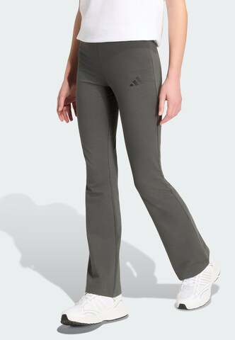 Flared Pantaloni sportivi 'Essentials' di ADIDAS SPORTSWEAR in grigio: frontale