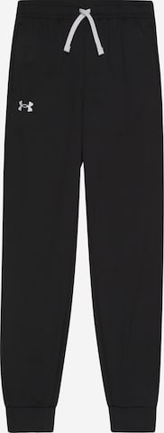 UNDER ARMOUR Workout Pants 'BRAWLER 2.0' in Black: front