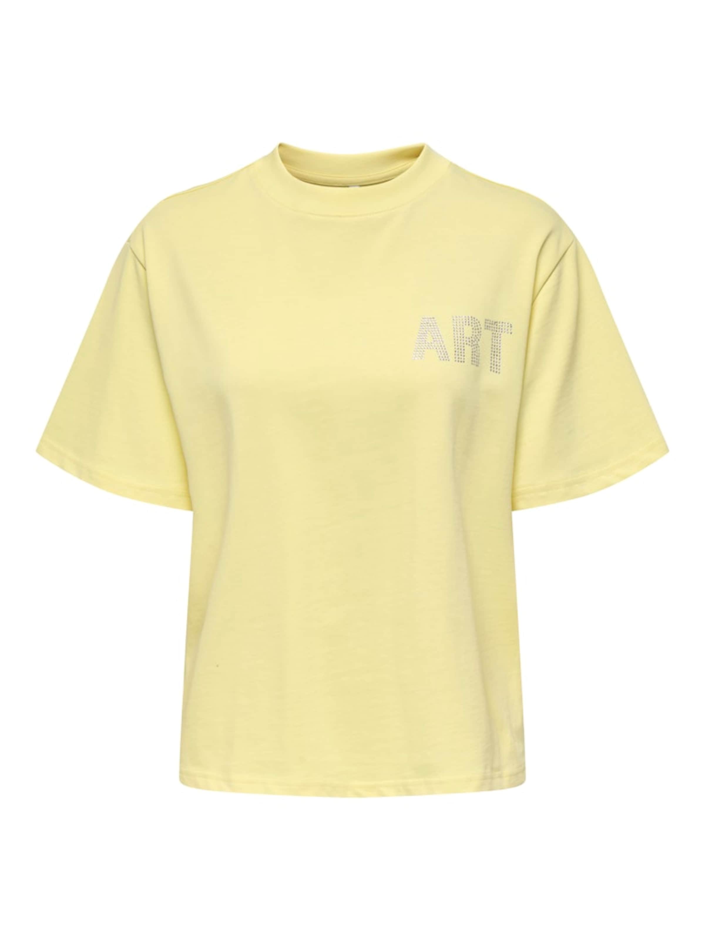 T-shirt 'ONLRIRI' ONLY en jaune : devant