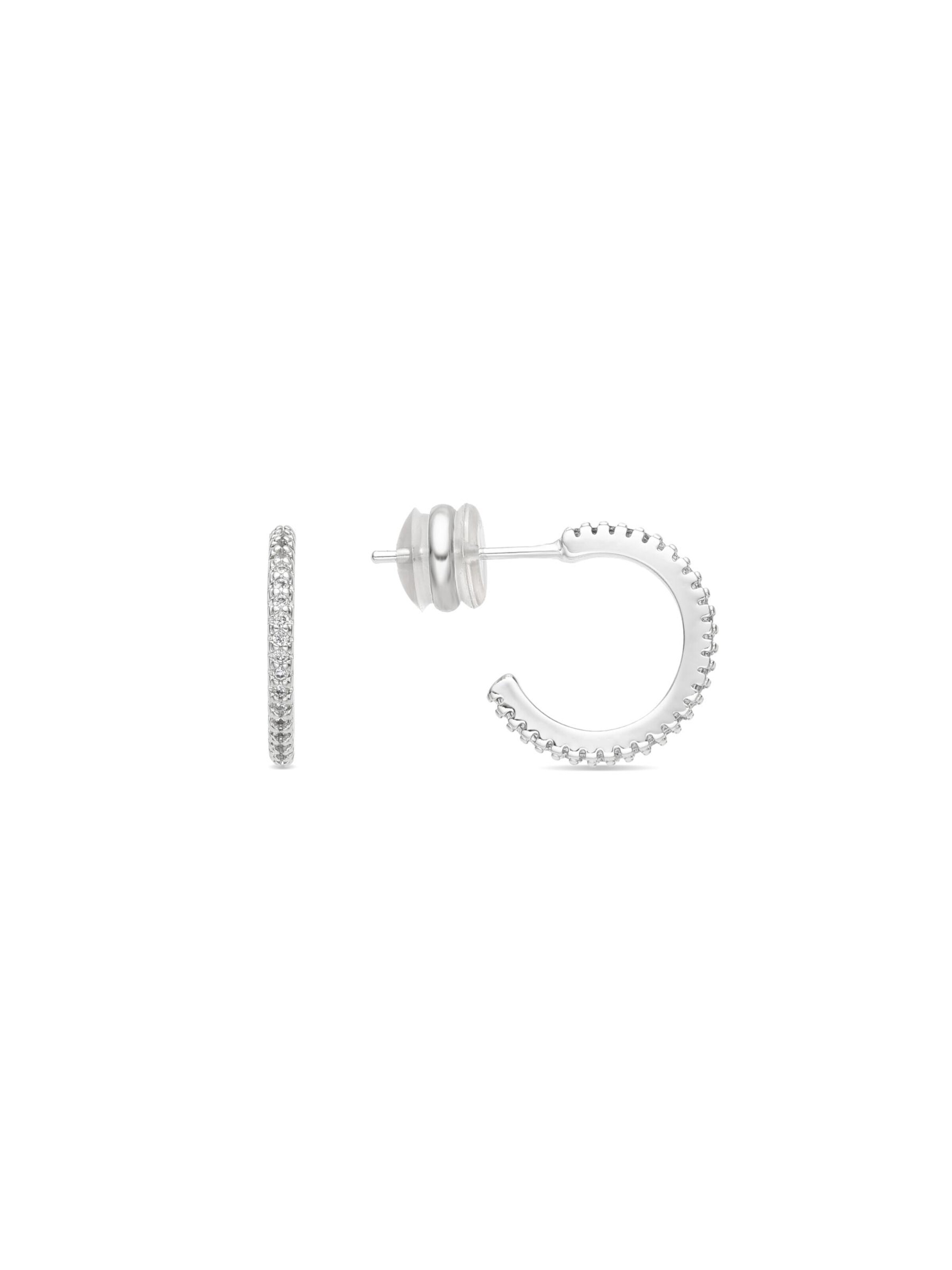 LUXBYLUX Earrings in Silver: front