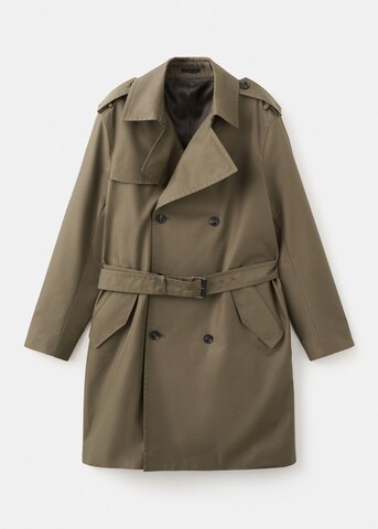 MANGO MAN Between-Seasons Coat in Brown