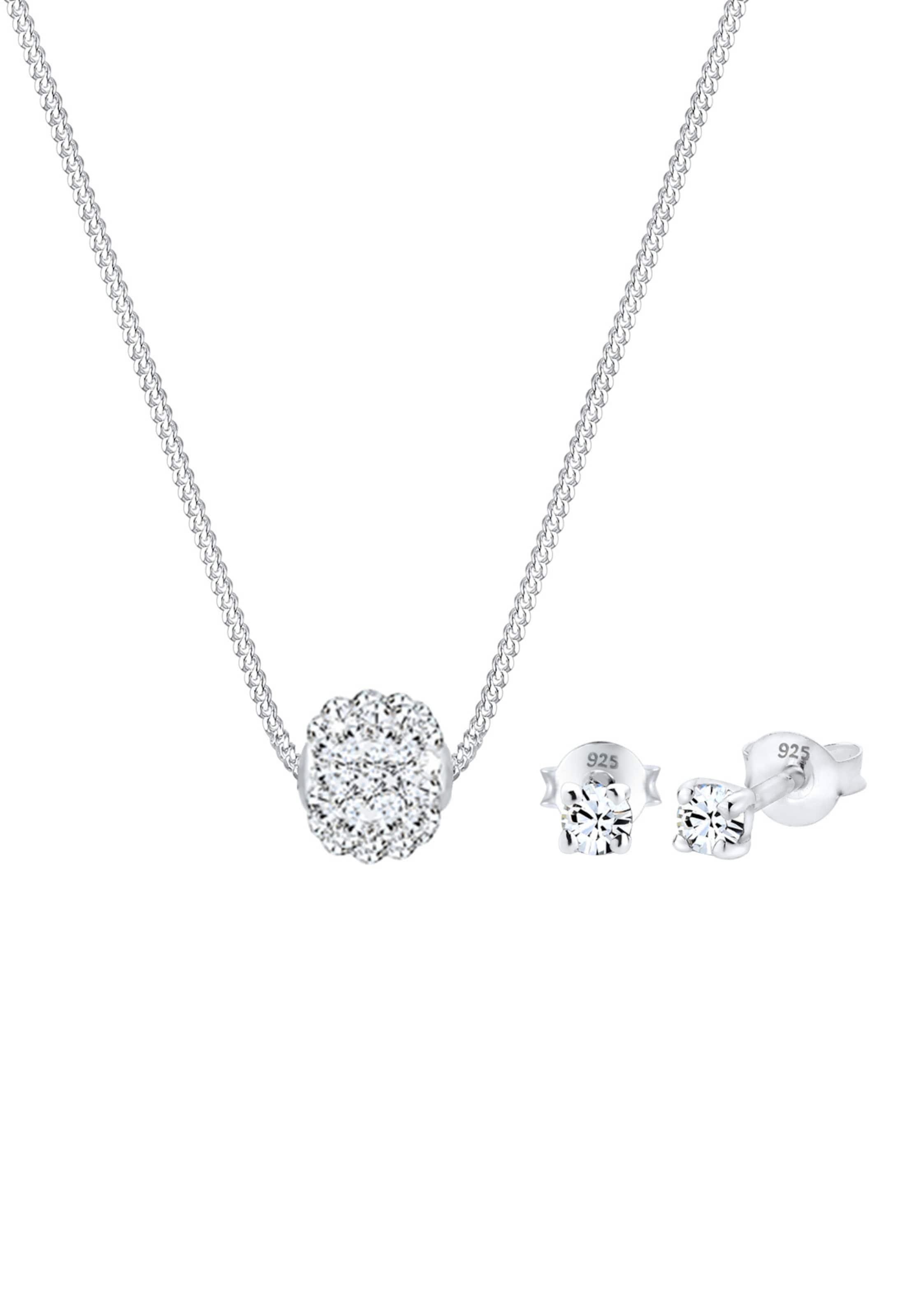 ELLI Sieraden set in Zilver: voorkant