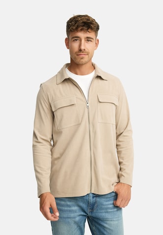 INDICODE JEANS Regular fit Tussenjas 'Nemoto' in Beige: voorkant