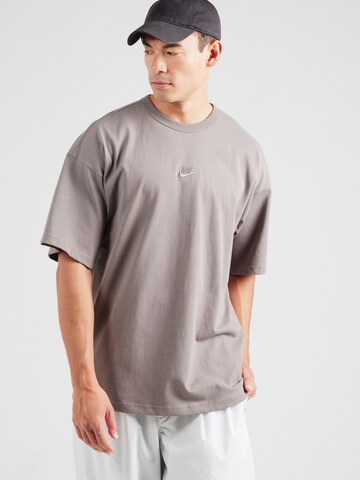 Nike Sportswear Shirt in Grijs: voorkant