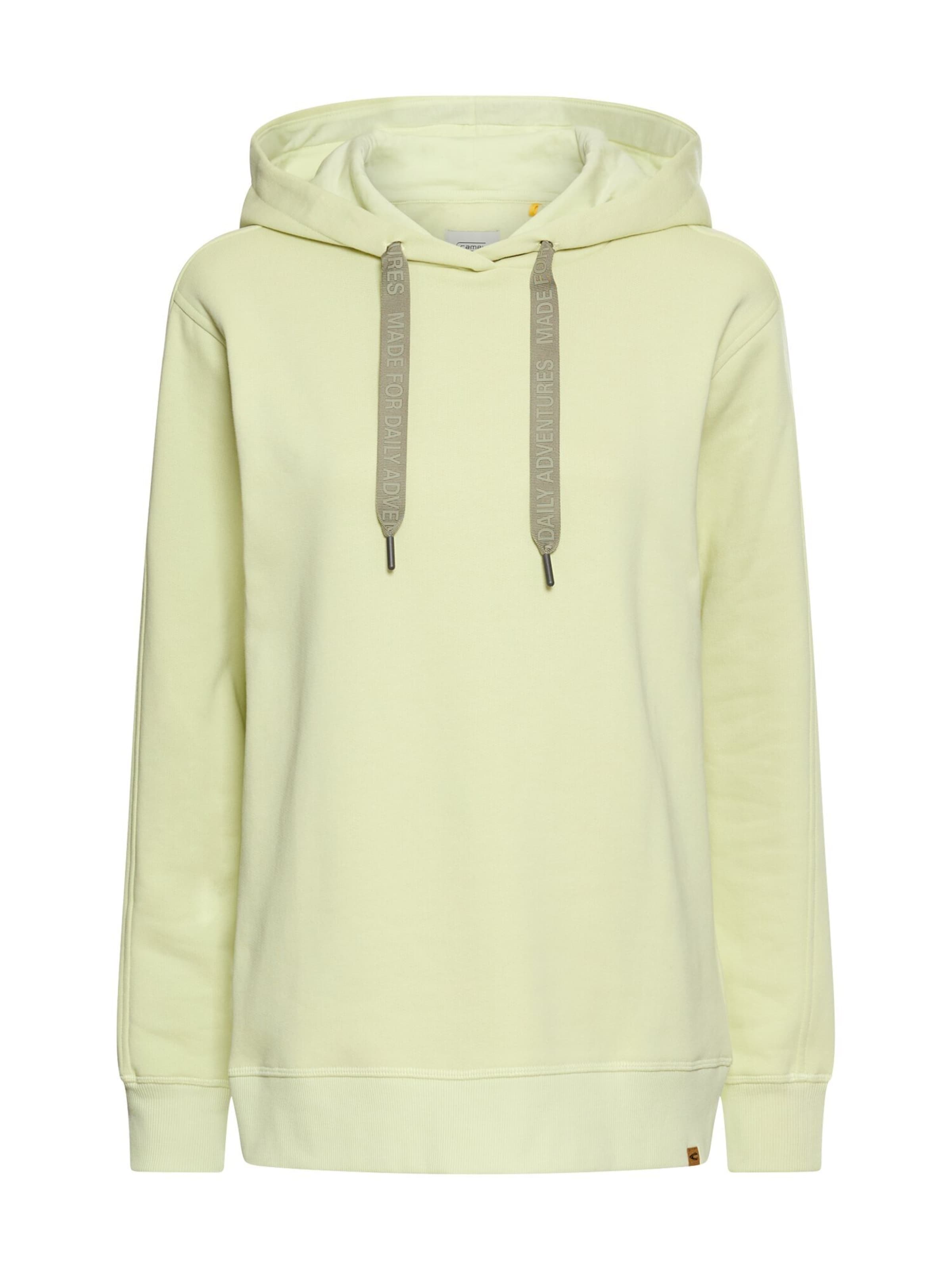 CAMEL ACTIVE Hoodie aus reiner Baumwolle in Grün: Vorderseite