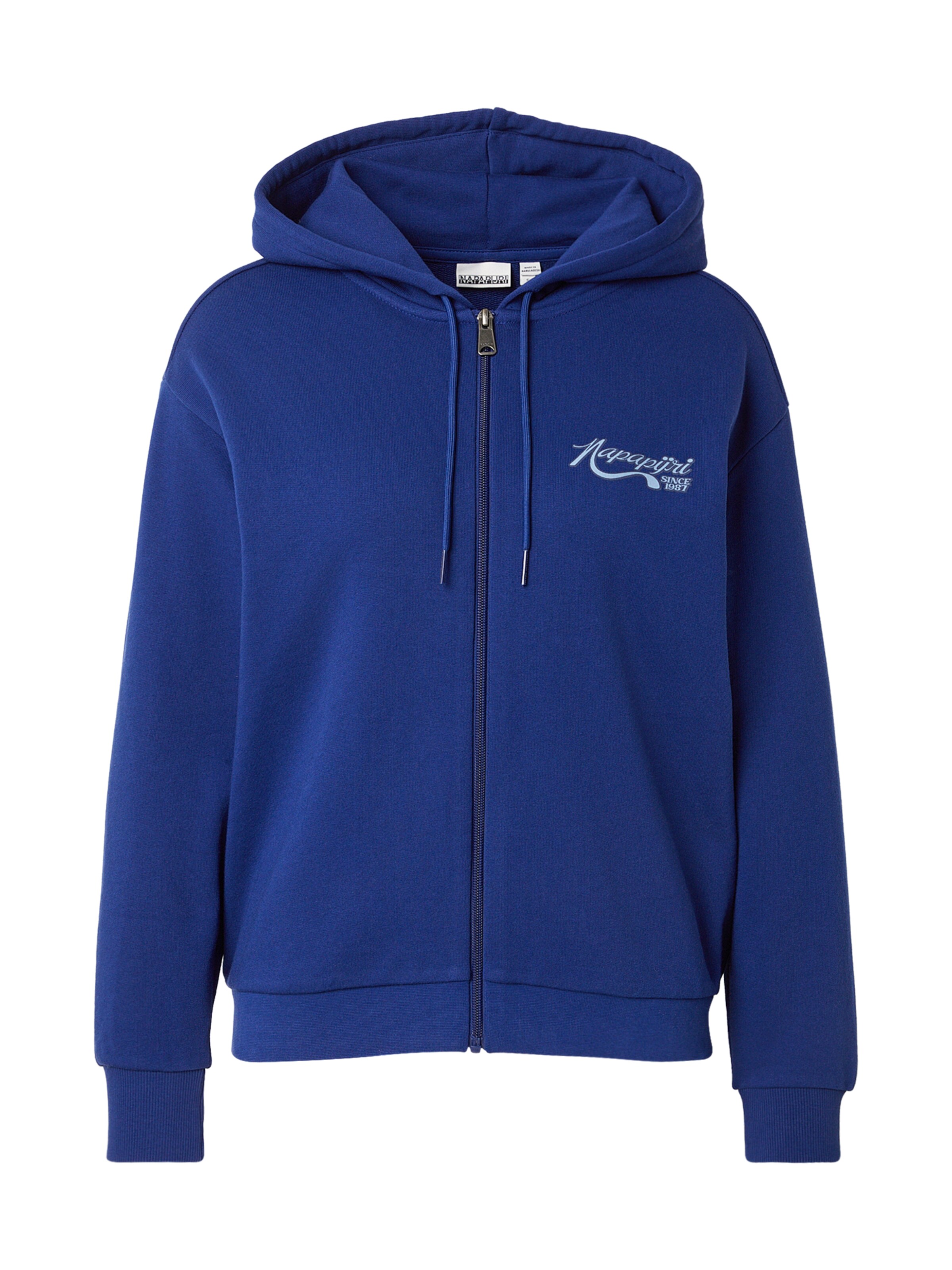 NAPAPIJRI Sweatjakke 'BALMYS' i blå / lyseblå, Produktvisning