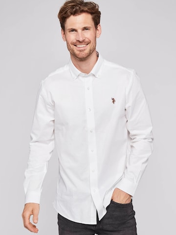 U.S. POLO ASSN. Regularny krój Koszula 'UMErlin' w kolorze biały: przód