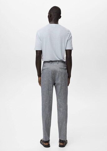 MANGO MAN Regular Chino Pants 'Nolan' in Grey