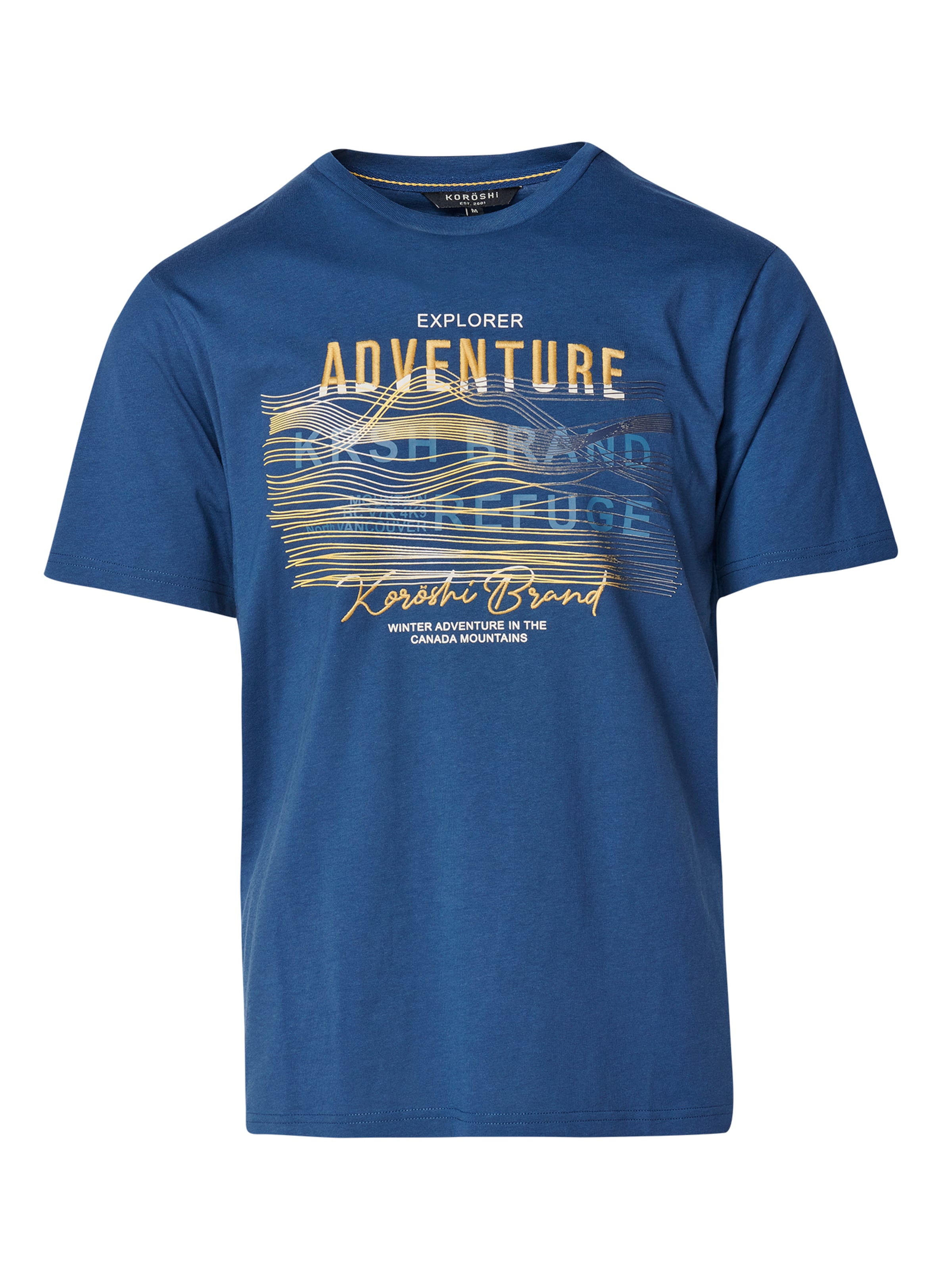 KOROSHI Shirt in Blue / Yellow, Item view