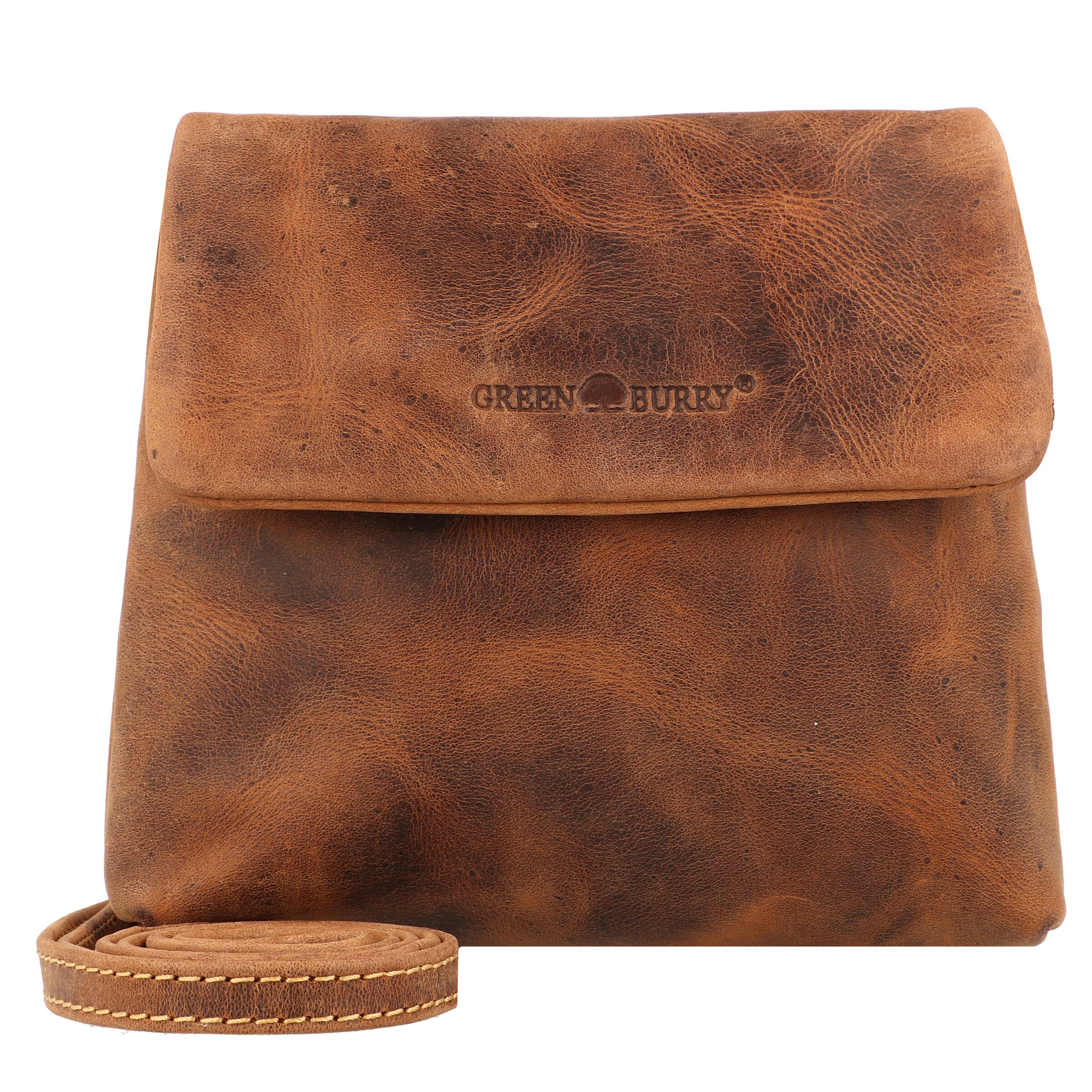 GREENBURRY Umhängetasche in Braun: Vorderseite