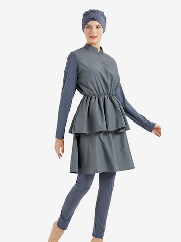 Maillot de bain 'Hijab' C&City en bleu : devant