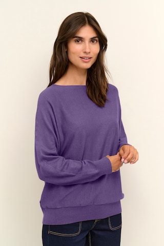 CULTURE Sweater 'Annemarie' in Purple: front