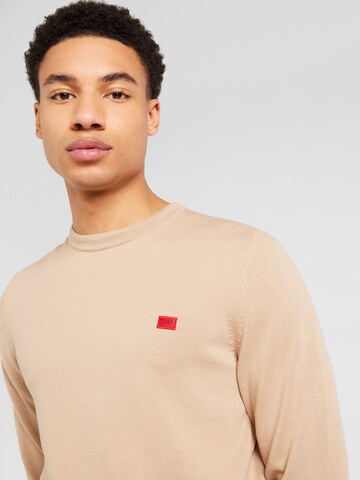 HUGO Pullover 'San Cassius-C1' in Beige