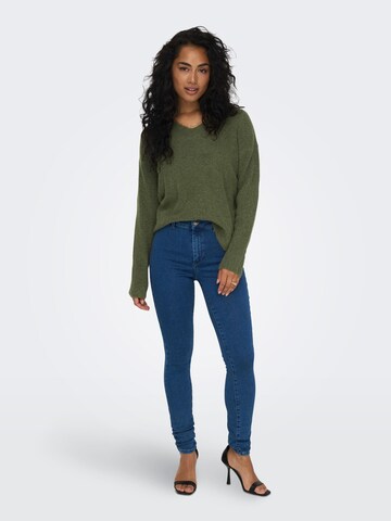 ONLY Sweater 'CAMILLA' in Green