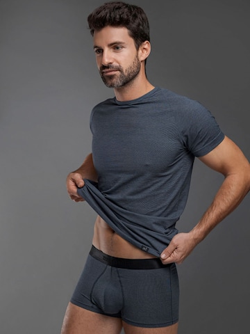 zd ZERO DEFECTS - Calzoncillo boxer 'Akiles Soya Trunk' en azul