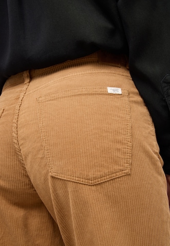 MUSTANG Loose fit Pants 'Madison' in Brown