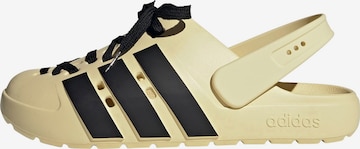 ADIDAS SPORTSWEAR - Sapato de praia/banho 'ADILETTE 2.0' em bege: frente