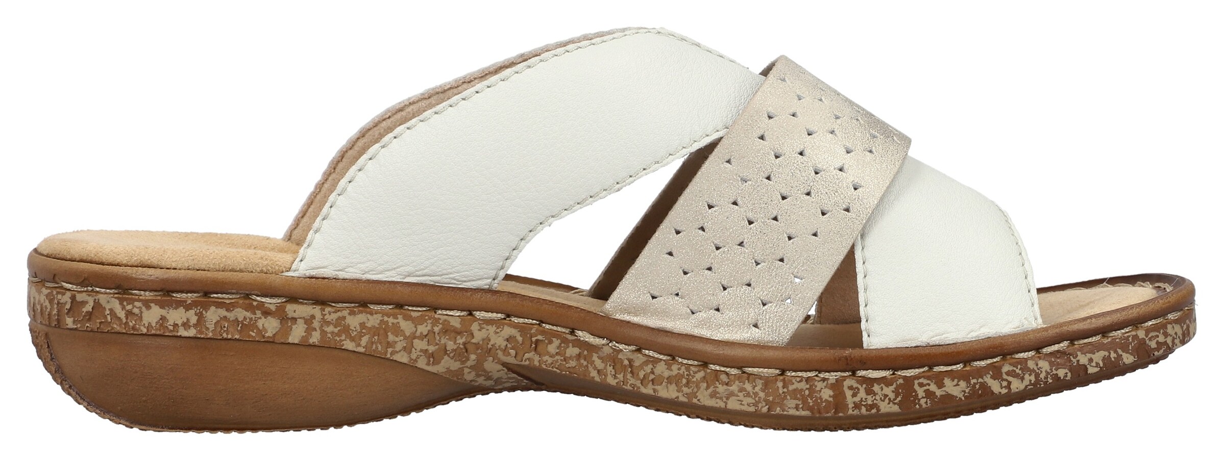 Rieker Mules in White