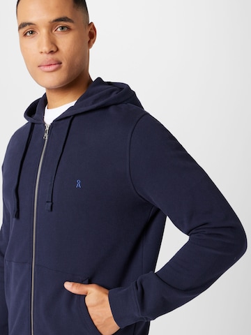 ARMEDANGELS Zip-Up Hoodie 'Saromian' in Blue