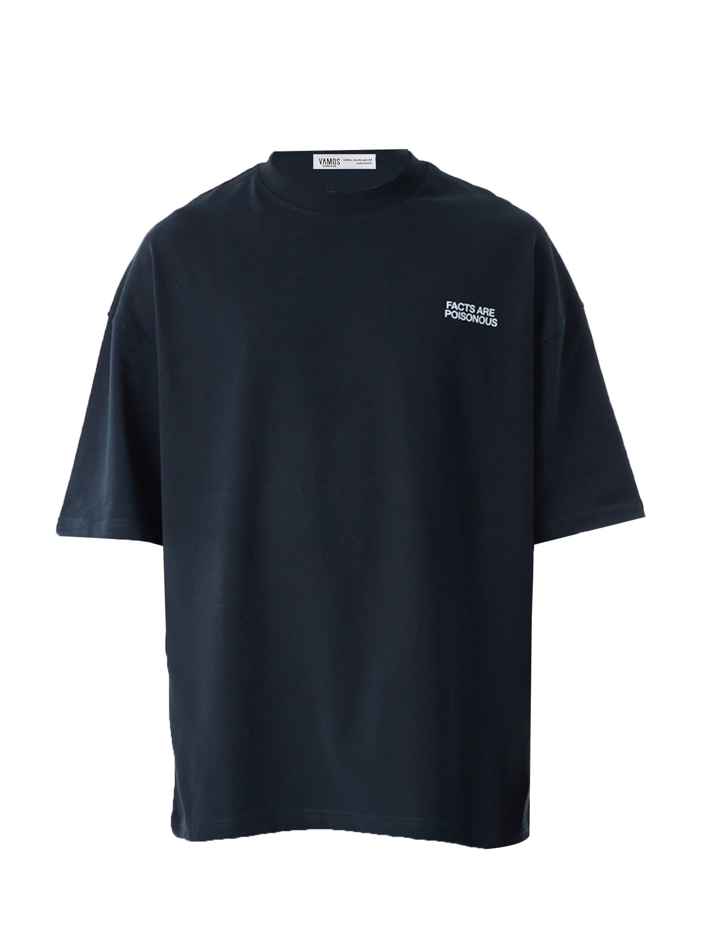 VAMOS CLO Tričko – černá: přední strana