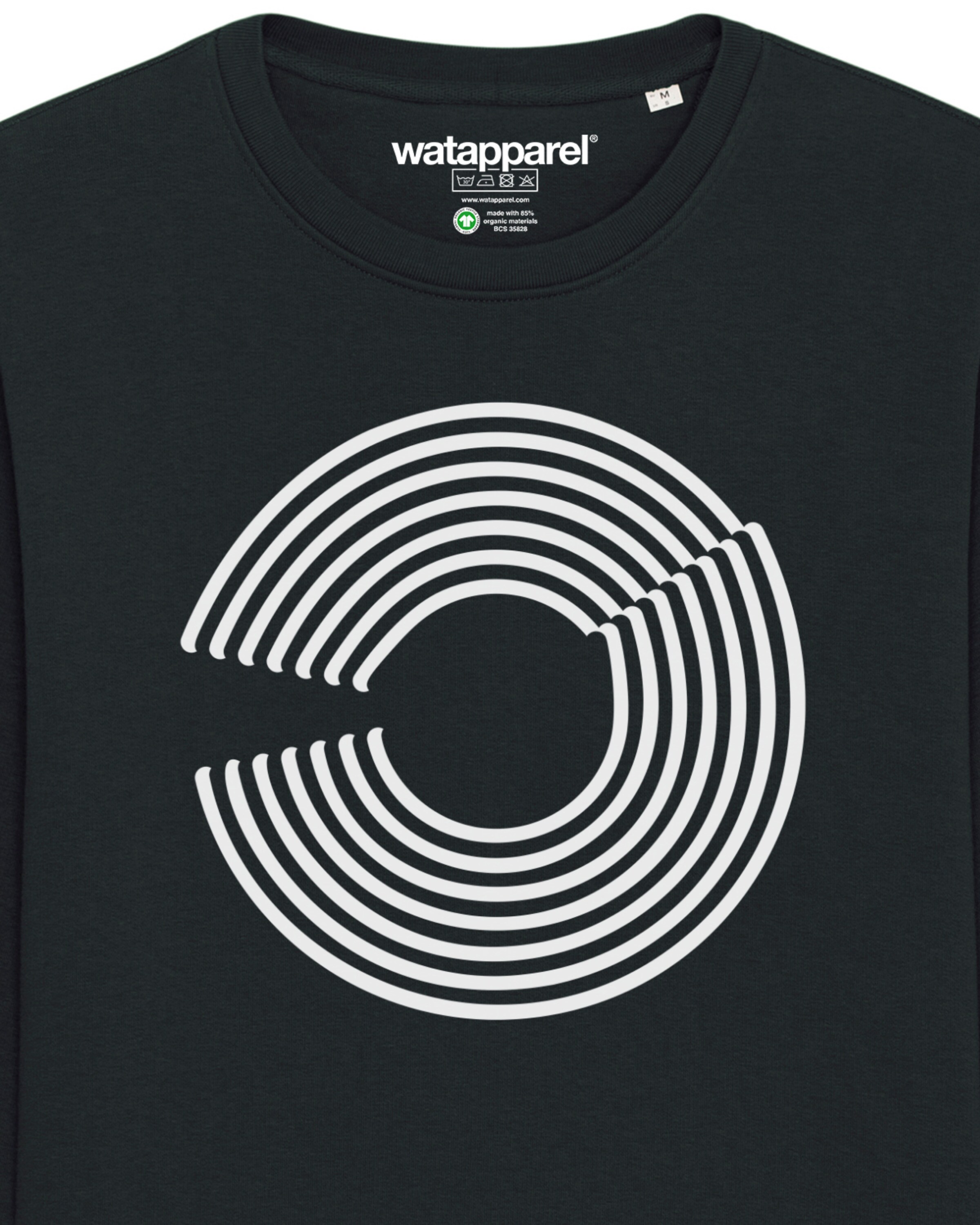 Watapparel Sweatshirt ' Abstract 01 ' in Black