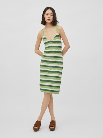 VILA فستان مُحاك 'Kea' بلون أخضر