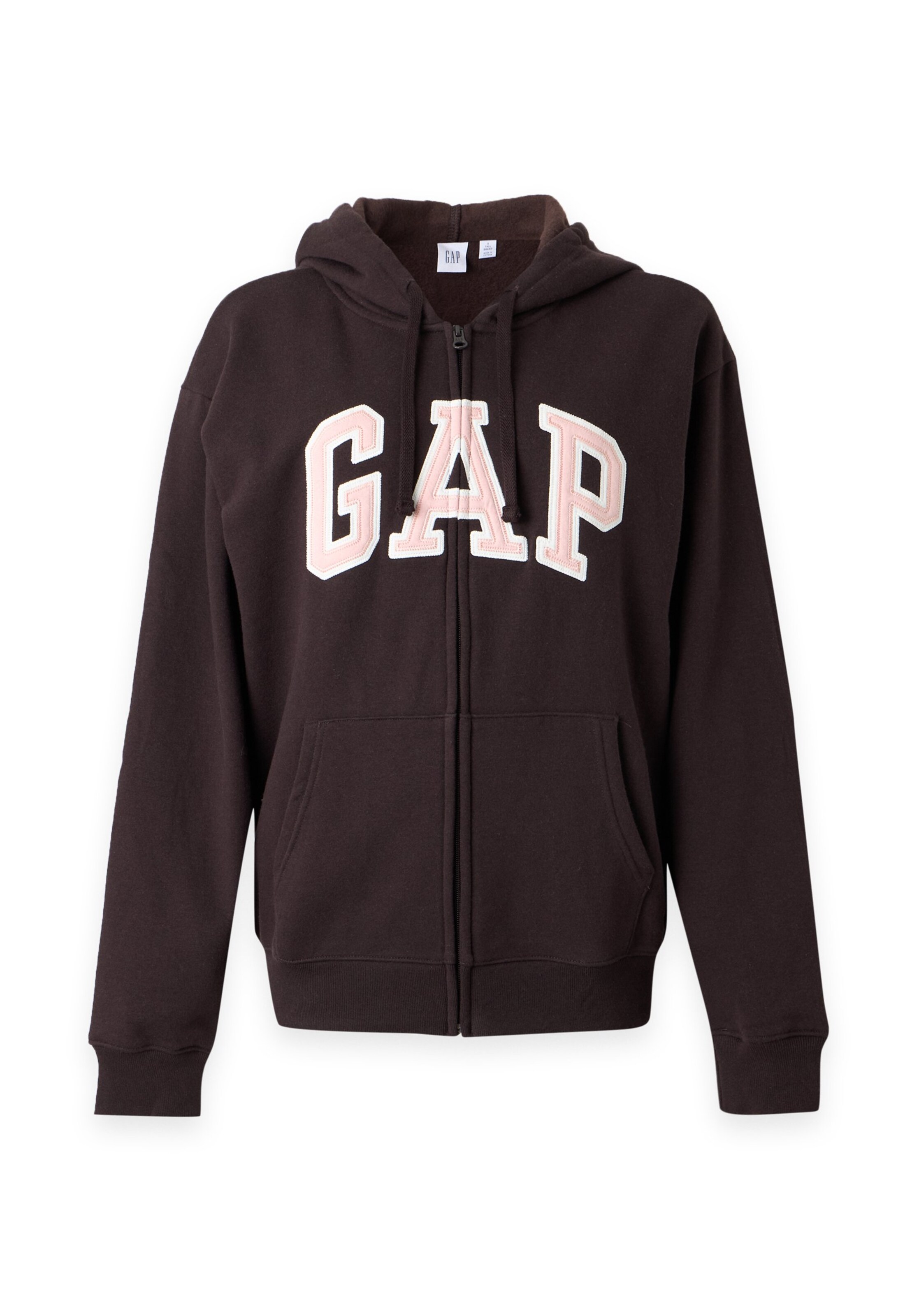 Giacca di felpa 'HERITAGE' di Gap Tall in marrone: frontale