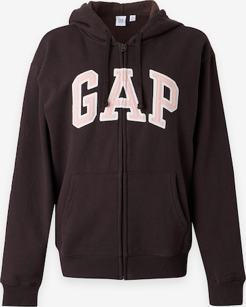 Gap Tall Mikina 'HERITAGE' – hnědá: přední strana