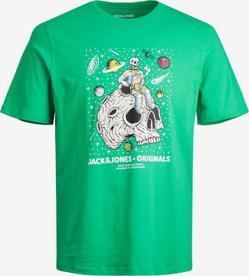 T-Shirt JACK & JONES en vert : devant