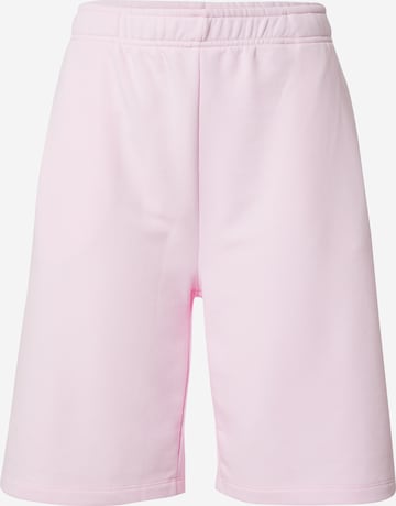 ABOUT YOU x Sharlota Regular Trousers 'Tessa' in Pink: front