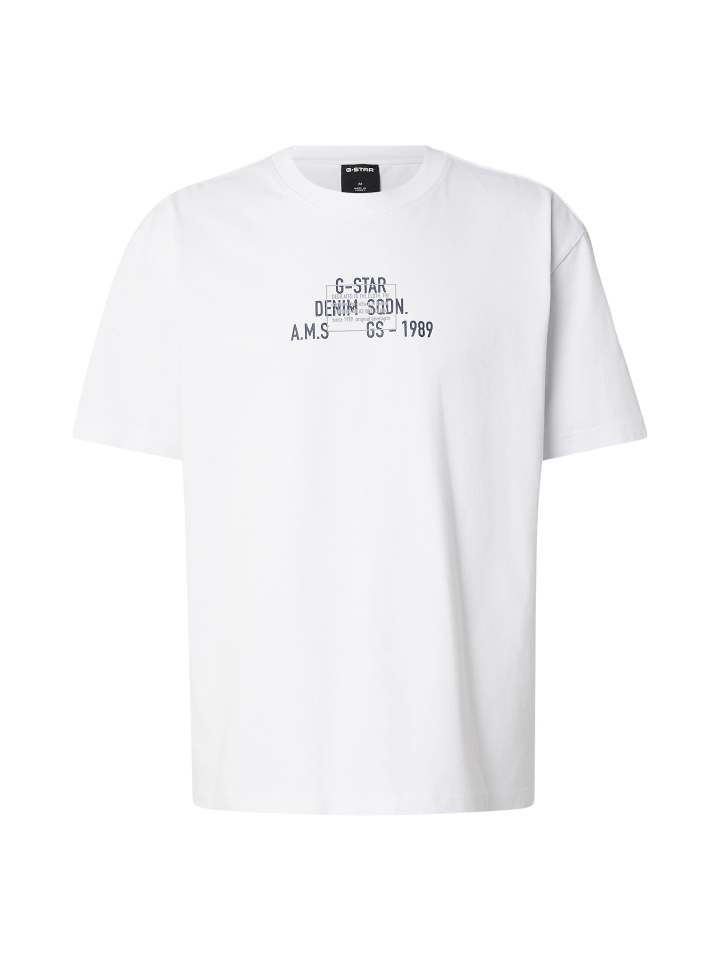 G-STAR Shirt in Wit: voorkant