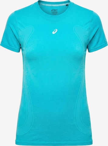 ASICS Performance shirt 'Road' in Blue: front