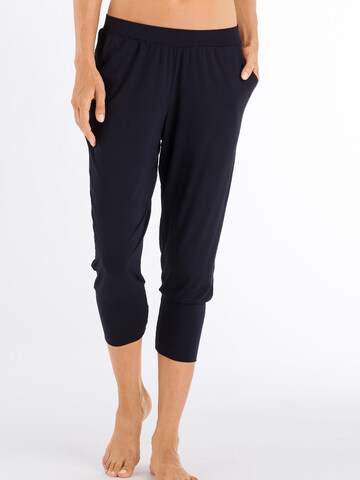 Hanro Tapered Broek ' Yoga ' in Zwart: voorkant